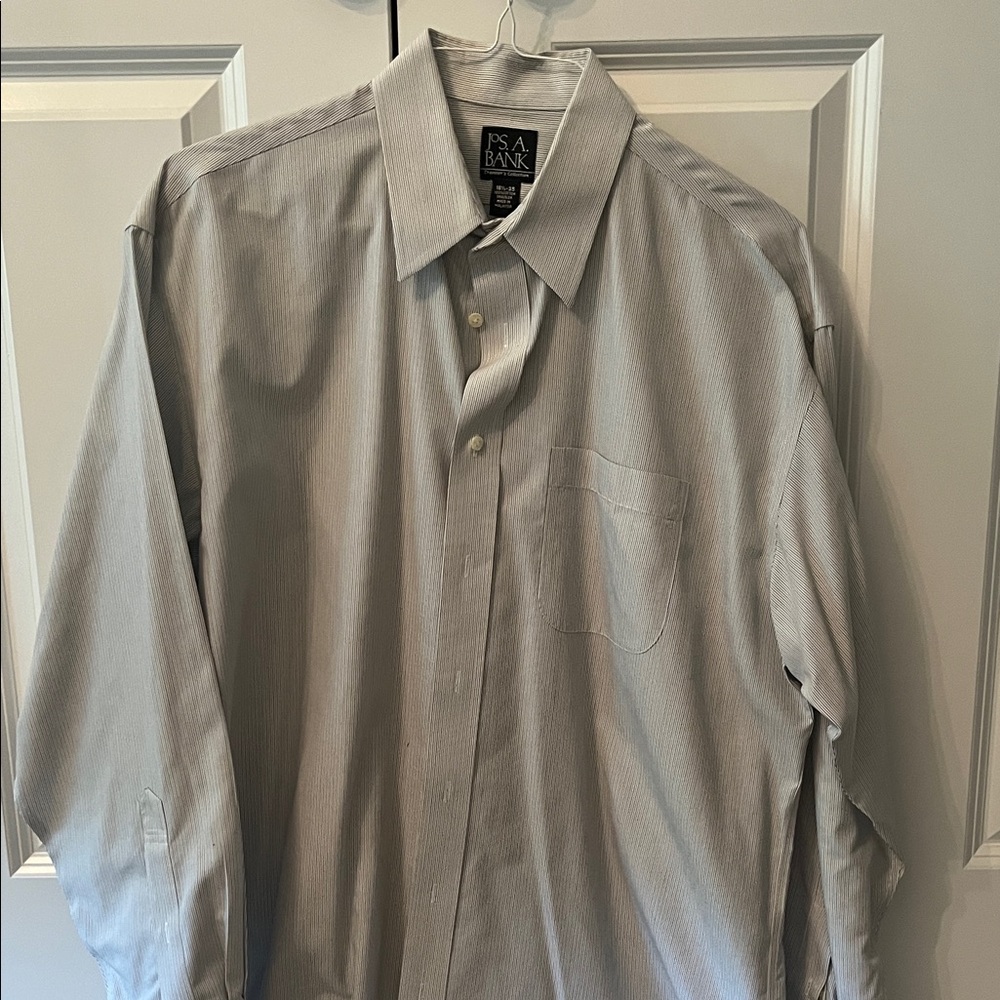 Jos. A. Bank Light Gray Dress Shirt